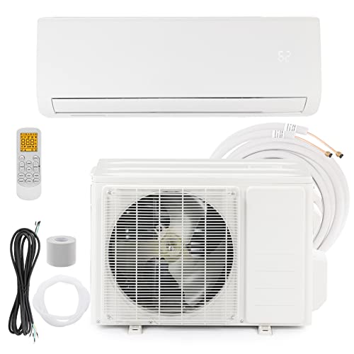 Leadzm Mini Split AC/Heating System with Inverter Function, 19 SEER Energy Saving Ductless Split-System Air Conditioner