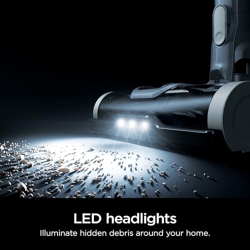 Shark | Pet Cordless Vacuum Cleaner | LED Headlights | Removable Handheld Vacuum for Pet Hair | Crevice Tool & Pet Multi-Tool Included | 40min Runtime | For Carpet & Hard Floors | Grey | IX141
