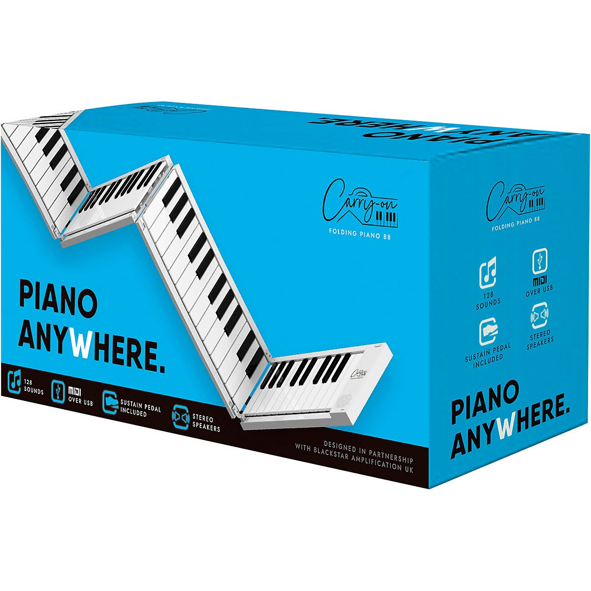Carry-On 88-Key Folding Piano and Midi Controller