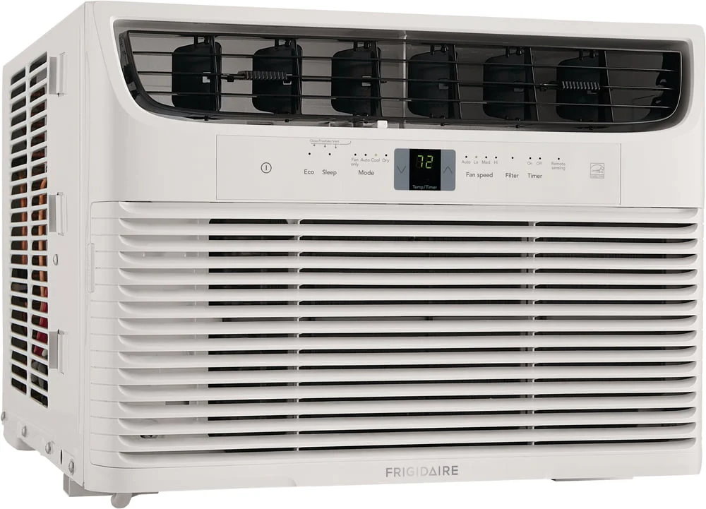 Frigidaire 5,000 BTU 115V Window-Mounted Mini-Compact Air Conditioner with Full-Function Remote Control, White