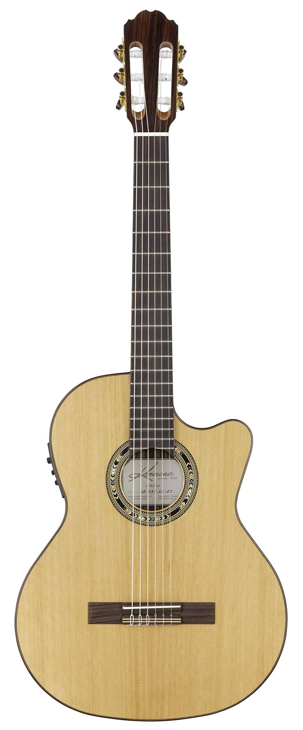 Kremona Verea Cutaway Acoustic-Electric Nylon Guitar Natural