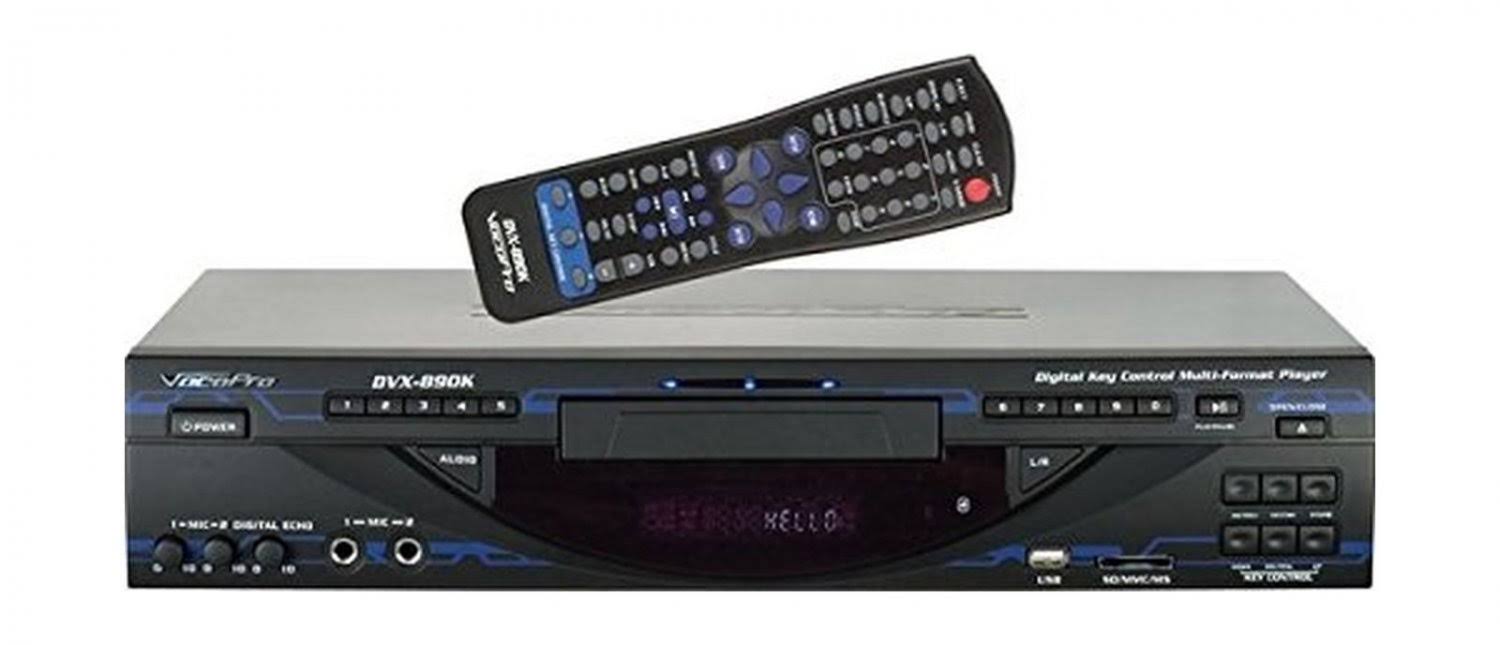 VocoPro DVX-890K Karaoke DVD Player - NTSC/PAL