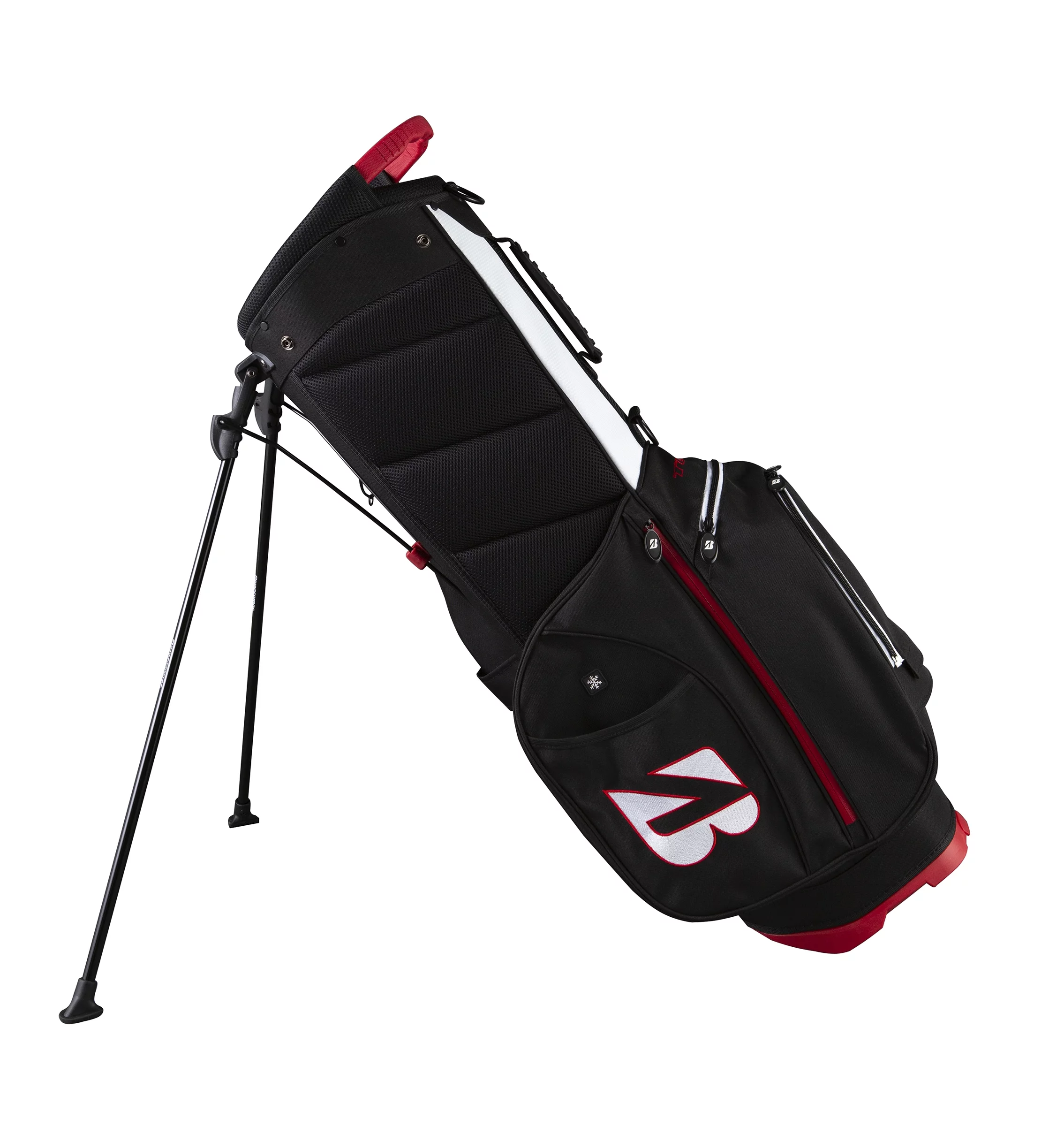 Bridgestone 14-Way Stand Golf Club Bag, Black - Curated Treasures Market