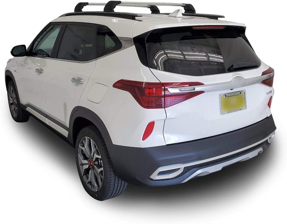 Snailfly Fit for Kia Seltos 2021 2022 Lockable Roof Rack Cross Bars for Kayak Canoe Bike Snowboard Skiboard Crossbars