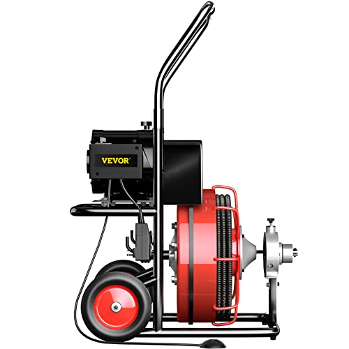 VEVOR Drain Cleaner Machine with Foldable Handle