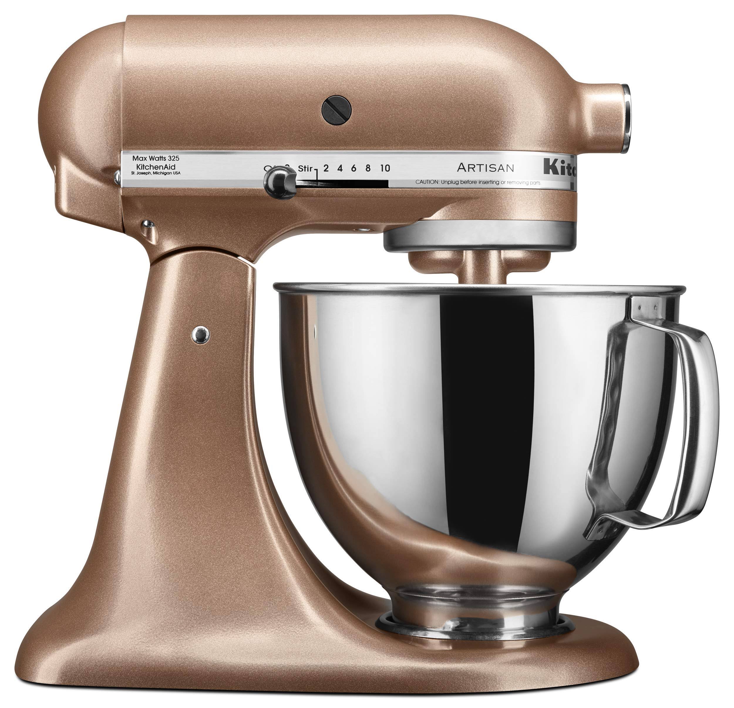 KitchenAid RRK150TZ Artisan Stand Mixers, 5 Quart, Toffee Delight (Renewed)