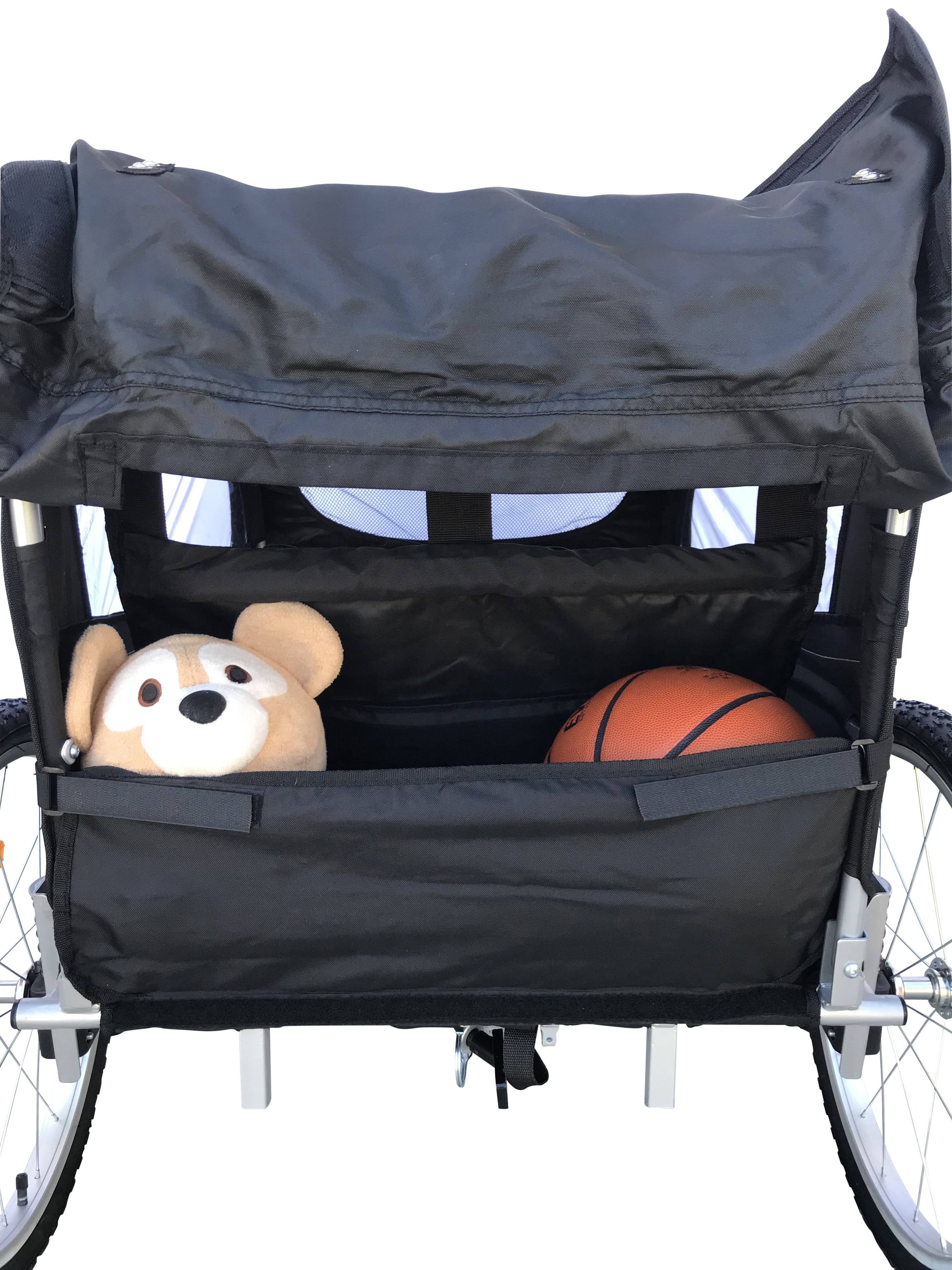 Booyah Strollers Child Baby Bike Bicycle Trailer and Stroller II Green