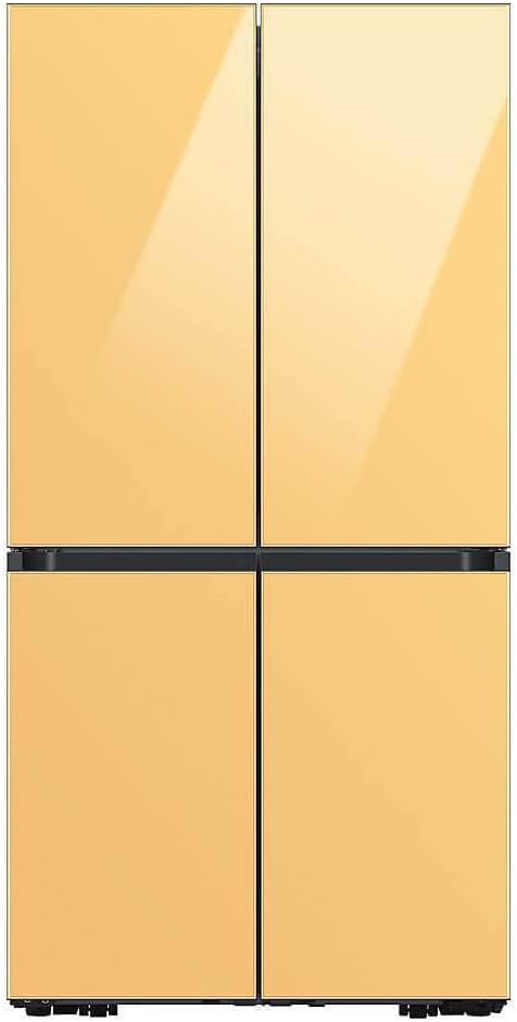 SAMSUNG RAF18DBBC0 Bespoke 4-Door Flex Refrigerator Panel - Bottom Panel - Sunrise Yellow Glass