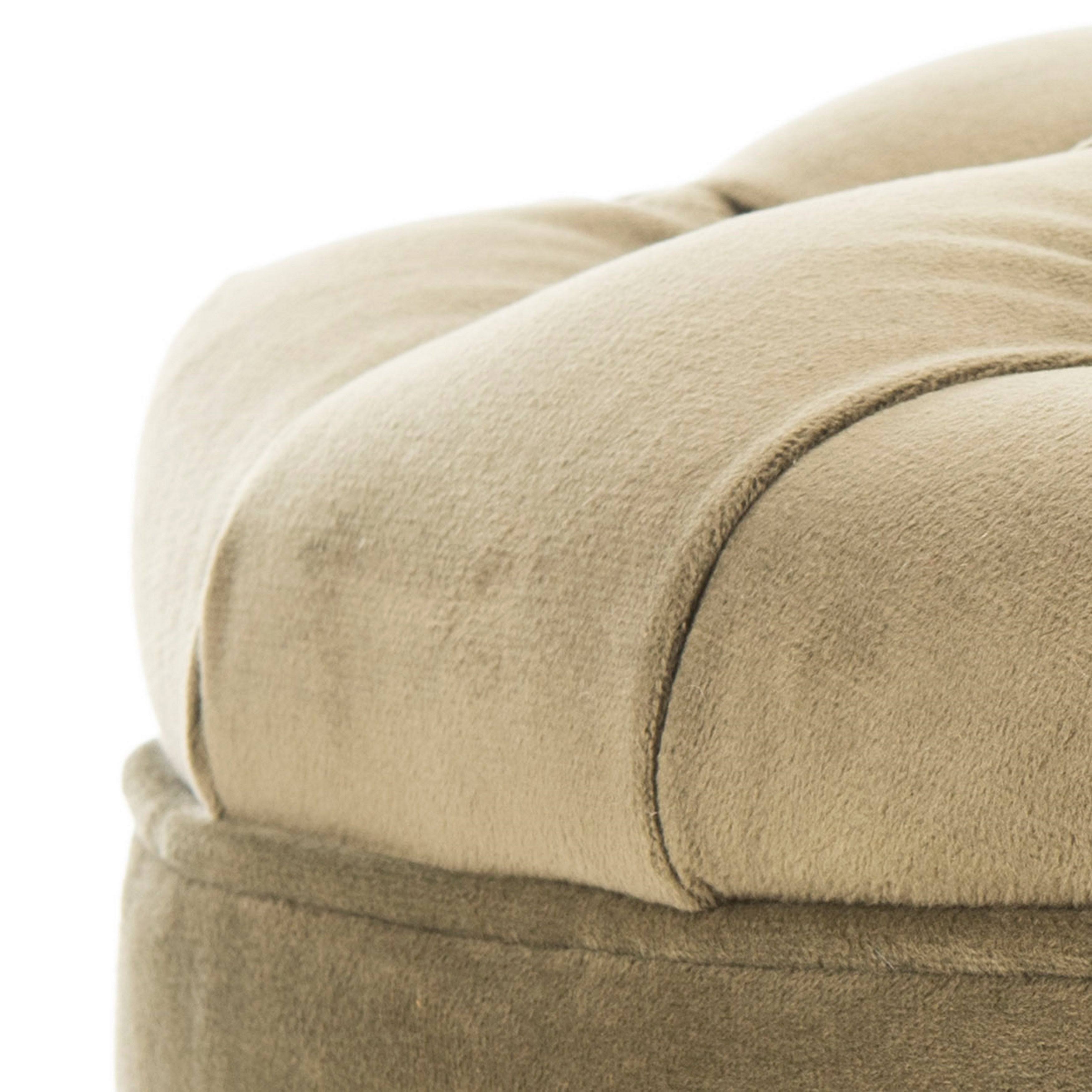 Safavieh Amelia Spruce Tufted Storage Ottoman