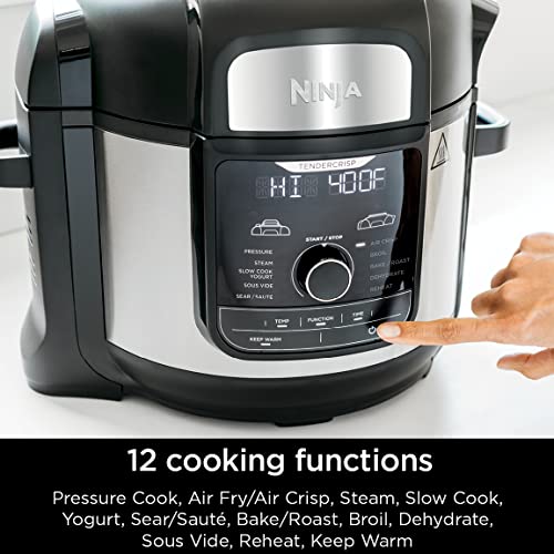 Ninja Foodi Pressure Cooker and Air Fryer with Nesting Broil Rack