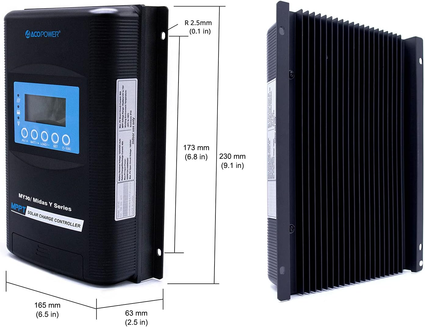 ACOPOWER Solar Panel Kit, 800W 12/24V Polycrystalline Off-Grid System for RV Home Marine with 8PCs 100W Rigid Solar Panels/60A MPPT Controller/Z-Brackets/Y Connectors/Solar Cables/Cable Entry Housing
