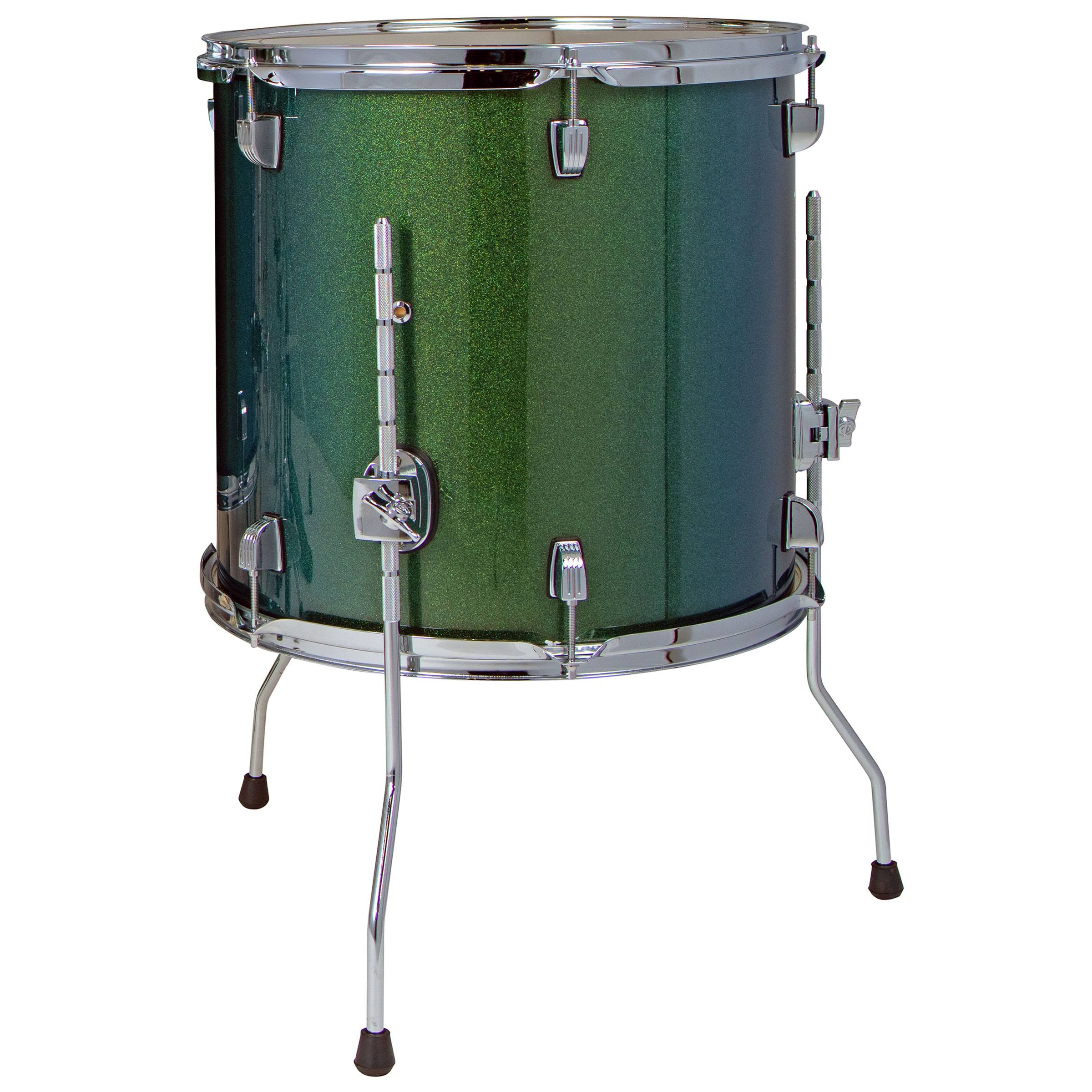 Ludwig Element Evolution 16x22 x 16x22 Floor Tom - Black Sparkle