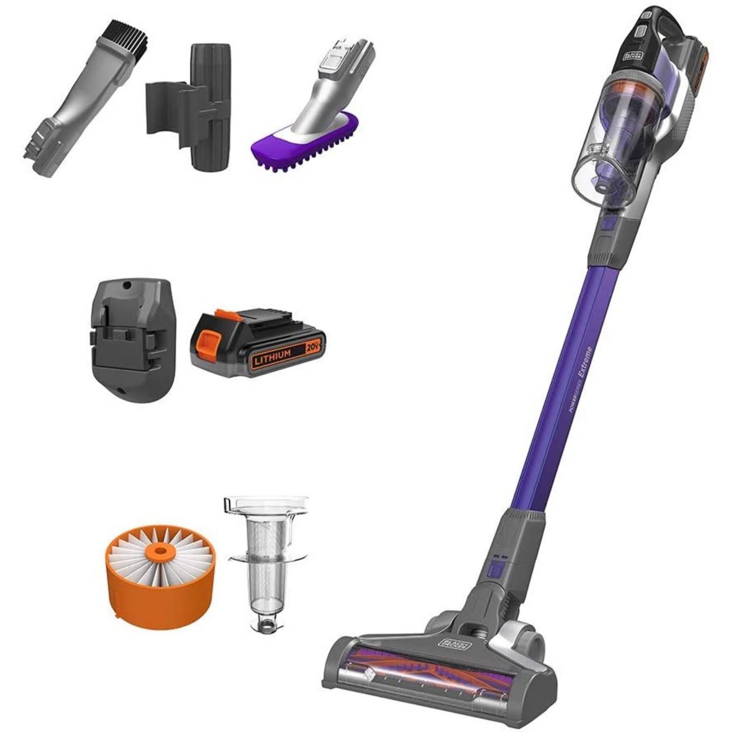BLACK+DECKER POWERSERIES Extreme BSV2020P Stick Vacuum - cordless - Bagless