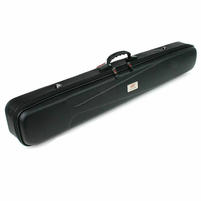seasun21 Fishing Rod Case Fly Rod Travel Hard Case ST-10 Black