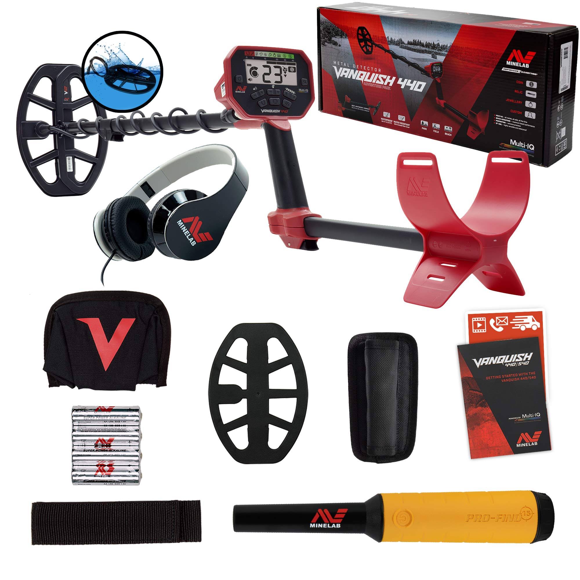 Minelab Vanquish 440 Detector with Pro-Find 15 Pinpointer