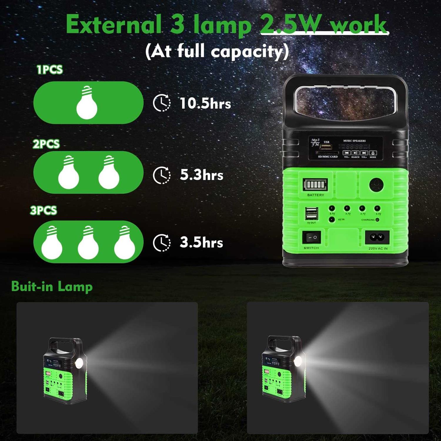 Solar Generator Portable Power Station for Emergency Power Supply - Shop Hardware Tools Online Store