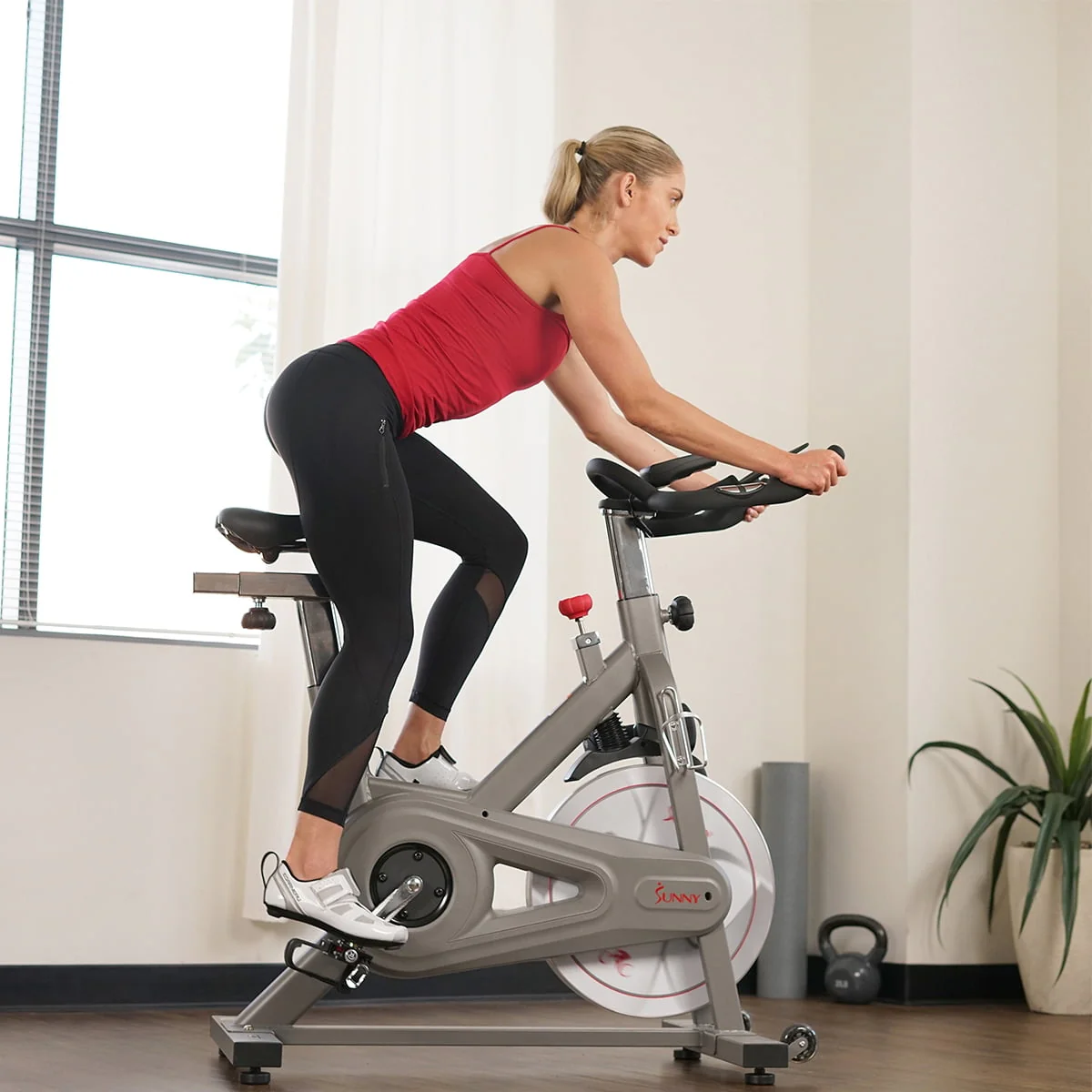 Sunny Health & Fitness Synergy Magnetic Indoor Cycling Bike - SF-B1879