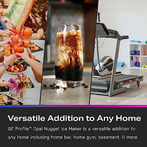 GE Profile Opal 2.0 Countertop Nugget Ice Maker Ice Machine with WiFi Connectivity Smart Home Kitchen Essentials