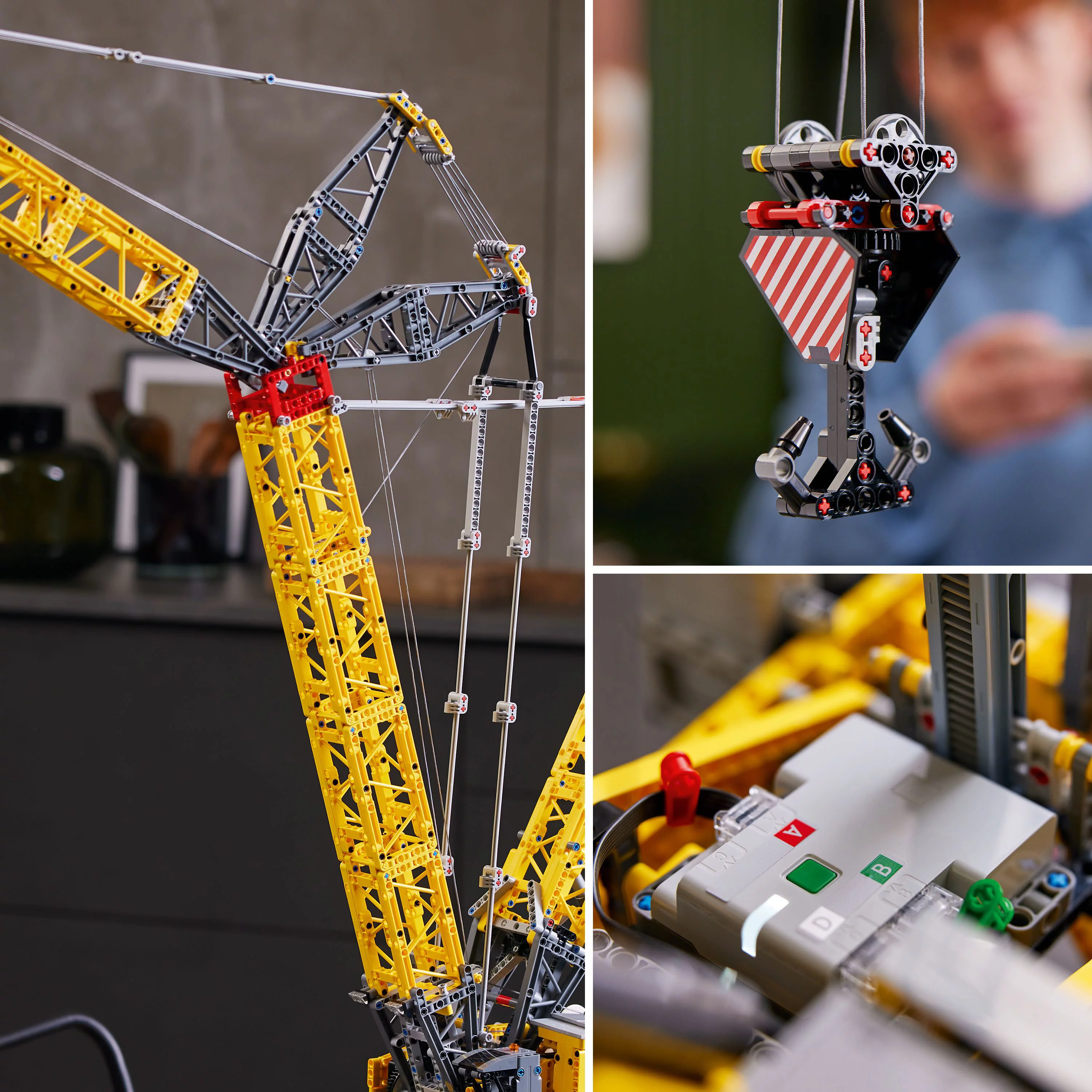 LEGO Technic Liebherr Crawler Crane LR 13000 42146 Advanced Building Kit for Adults, Build and Display this Model Crane, Incredible Details Including Winch System and Luffing Jib