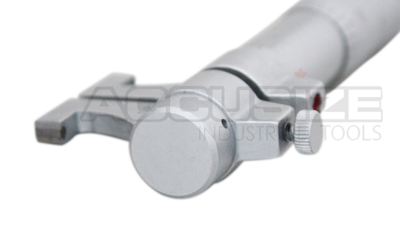 Accusize Industrial Tools 3-4'' by 0.001'' Inside Micrometer in Fitted Case, Satin Chrome Finished, Eg00-3224