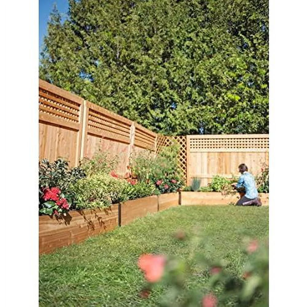 Raised Garden Bed | Outdoor Cedar Planter Box W/Extra Deep Height For Rooted Plants, Herbs Flowerbed & Vegetable Garden Wooden Box | 2' W X 4' L X 14" H - Curated Treasures Market