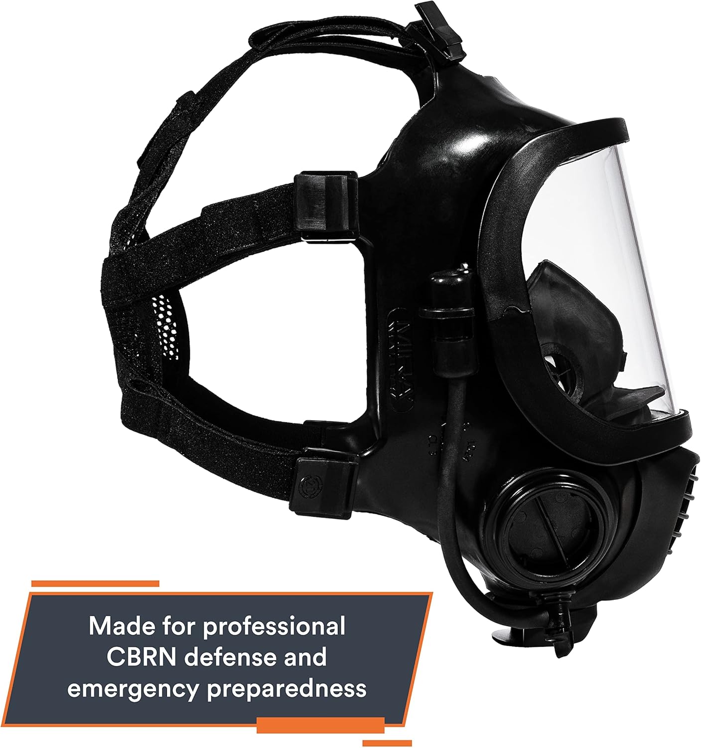 MIRA Safety CM-6M and (6) NBC-77 SOF - Single 40mm CBRN Gas Mask Filters