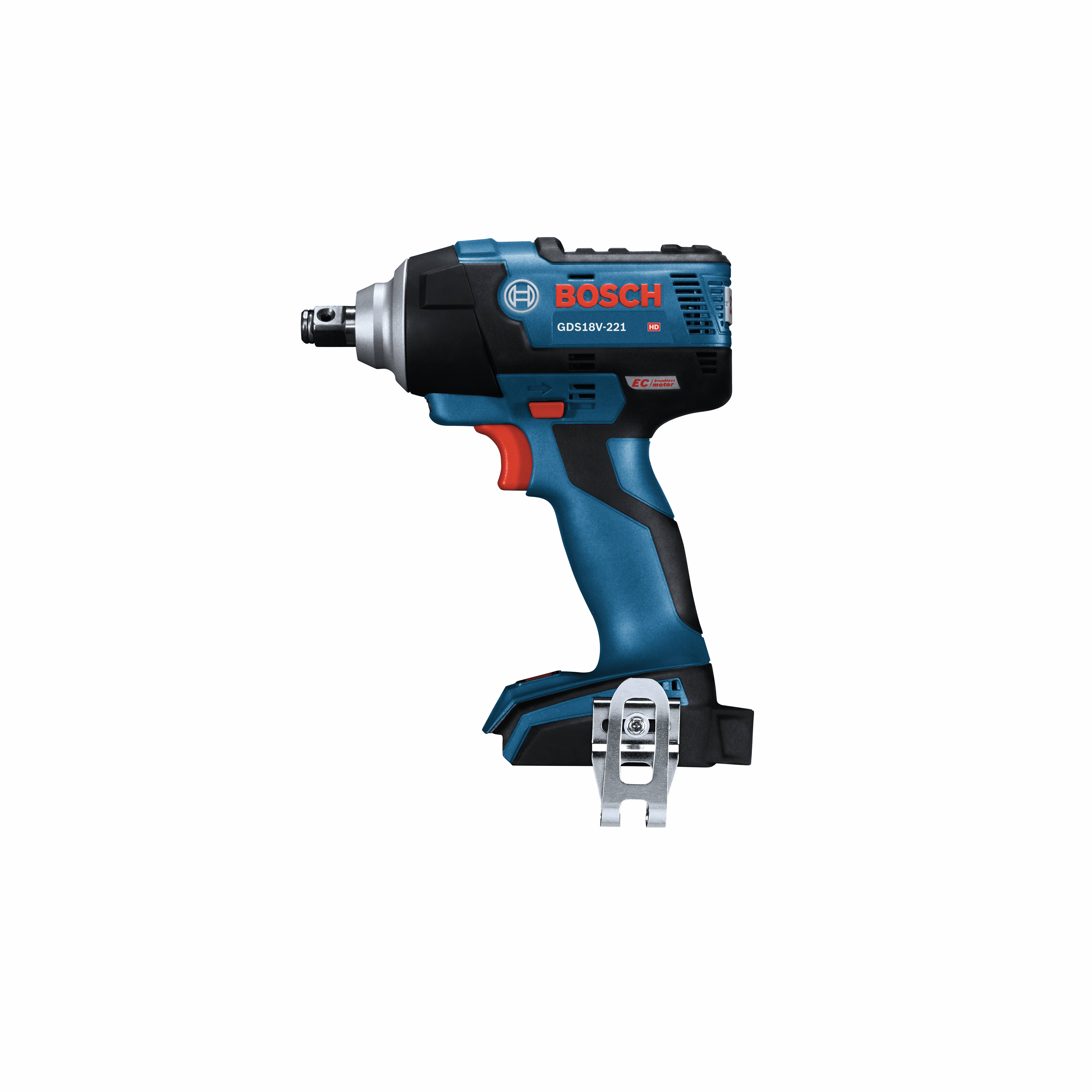 Bosch GDS18V-221N 18V EC Brushless 1/2 in. Impact Wrench with Friction Ring and Thru-Hole (Bare Tool)