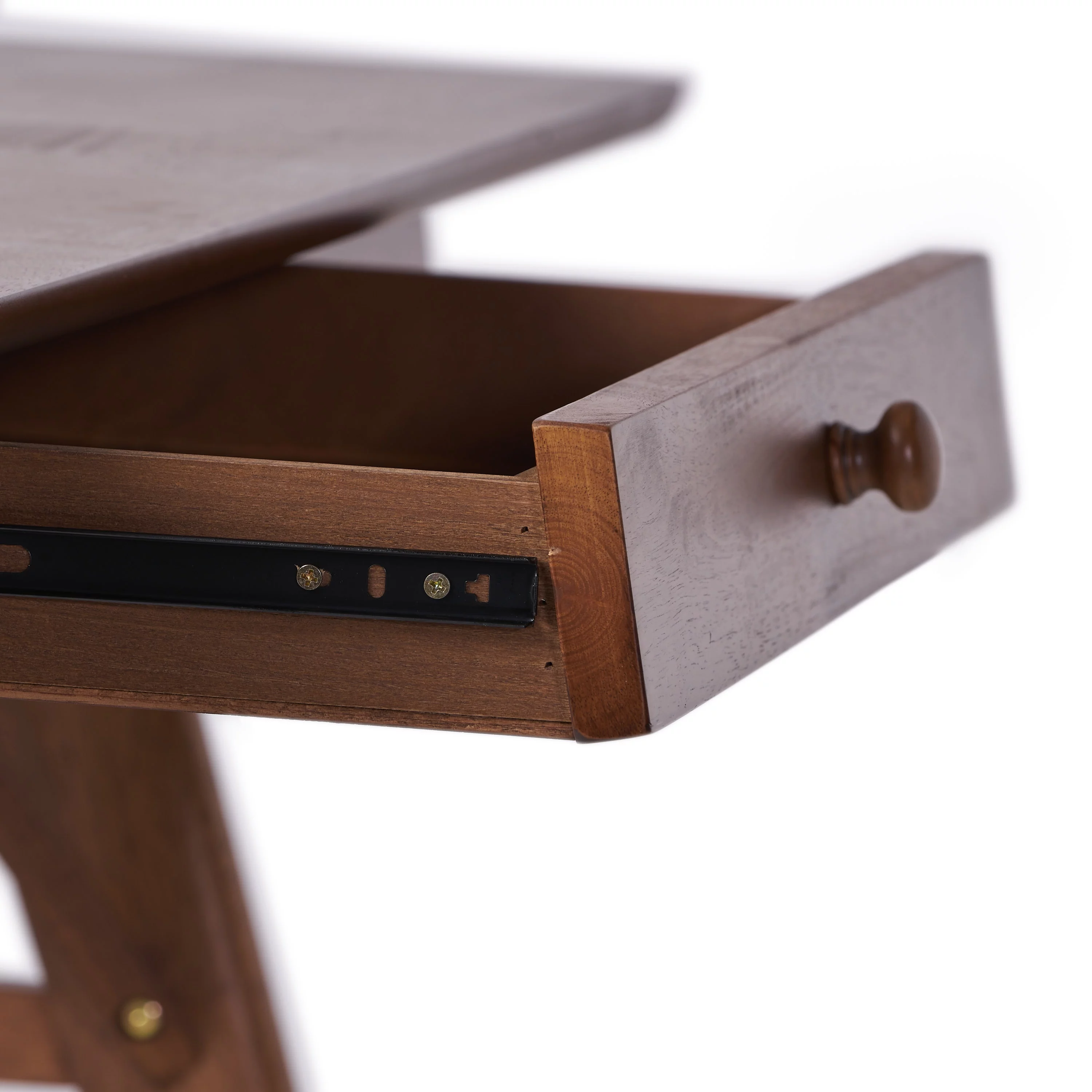Belle Mid Century Wood Desk Walnut