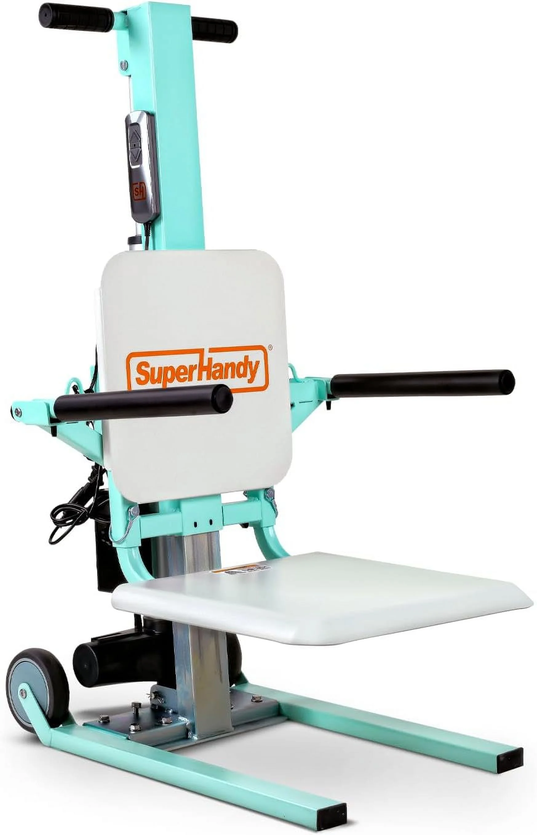 SuperHandy Electric Floor Lift for Seniors and Disabled - Portable, Adjustable, 330Lbs Weight Limit, Ergonomic Design, Dual Power, Easy Storage - Curated Treasures Market