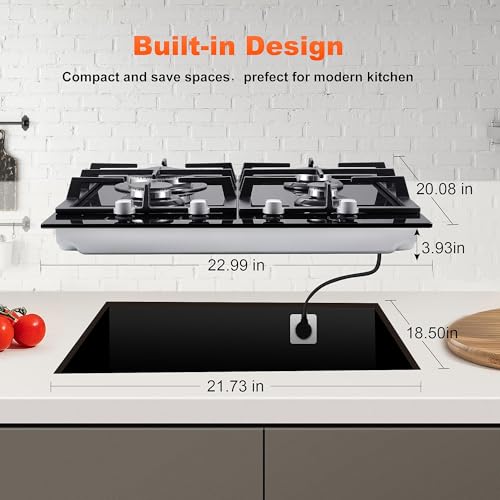 Amzgachfktch Black Gas Cooktop