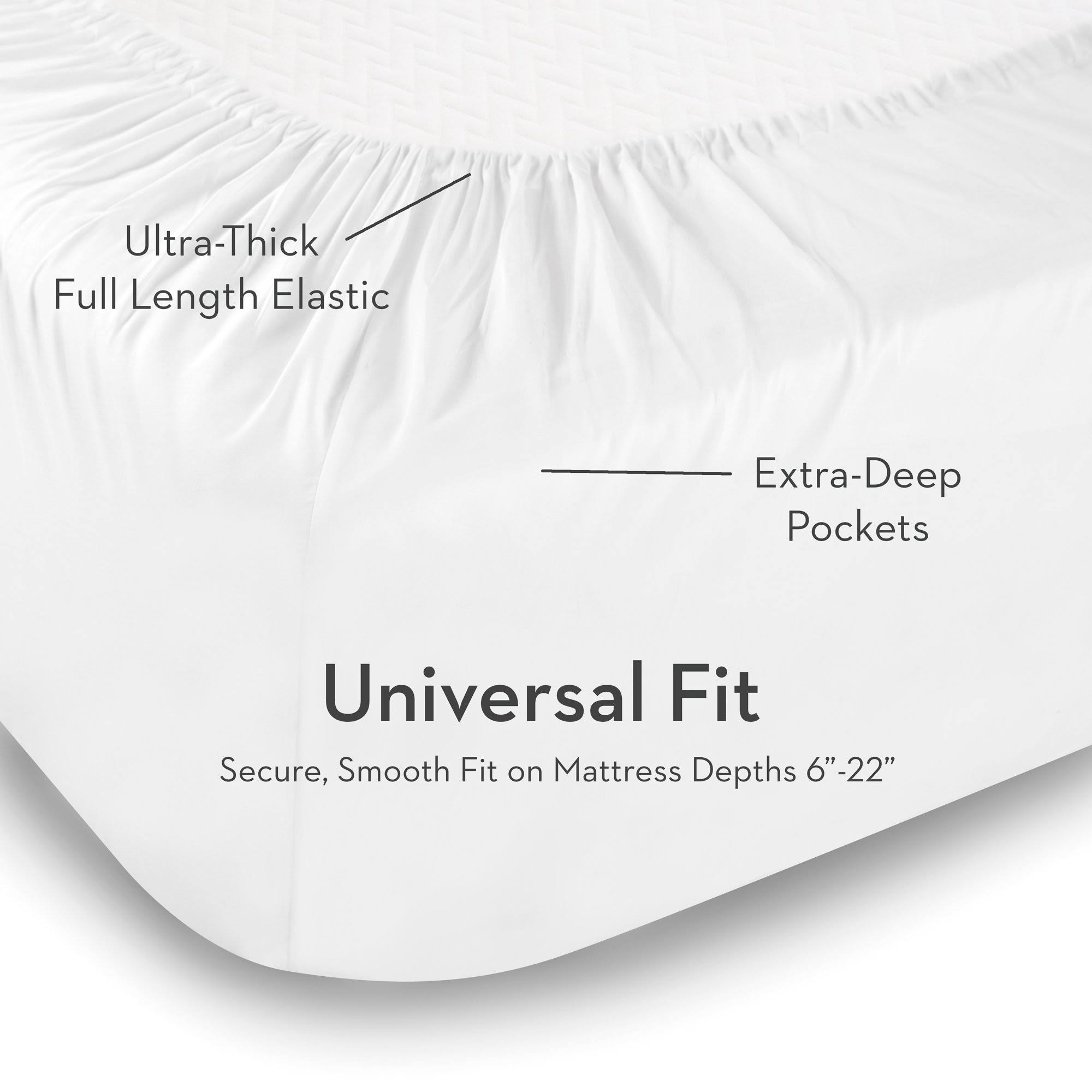 Malouf Supima Cotton - Queen Charcoal Sheets