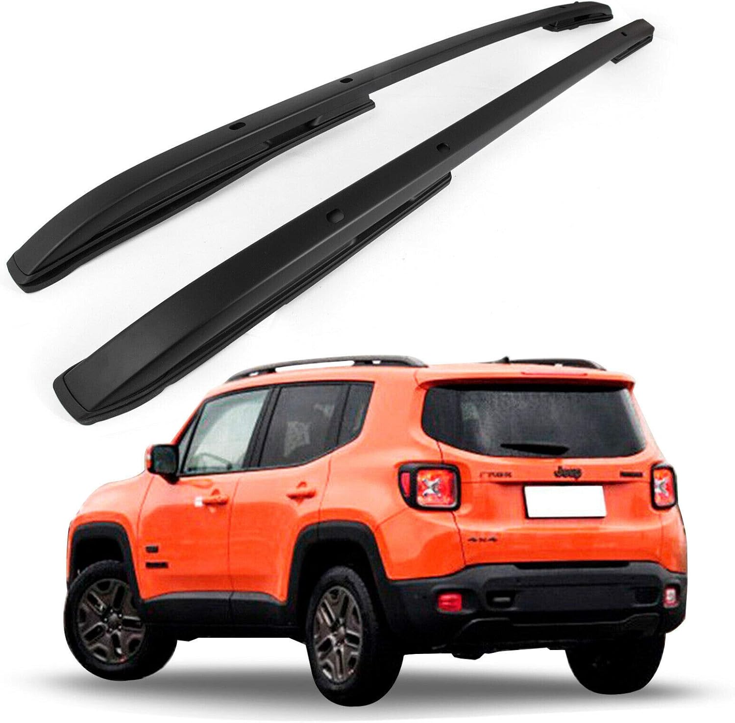 Crossbars Roof Racks Compatible with 2015-2022 Jeep Renegade (Cross Bars Silver)