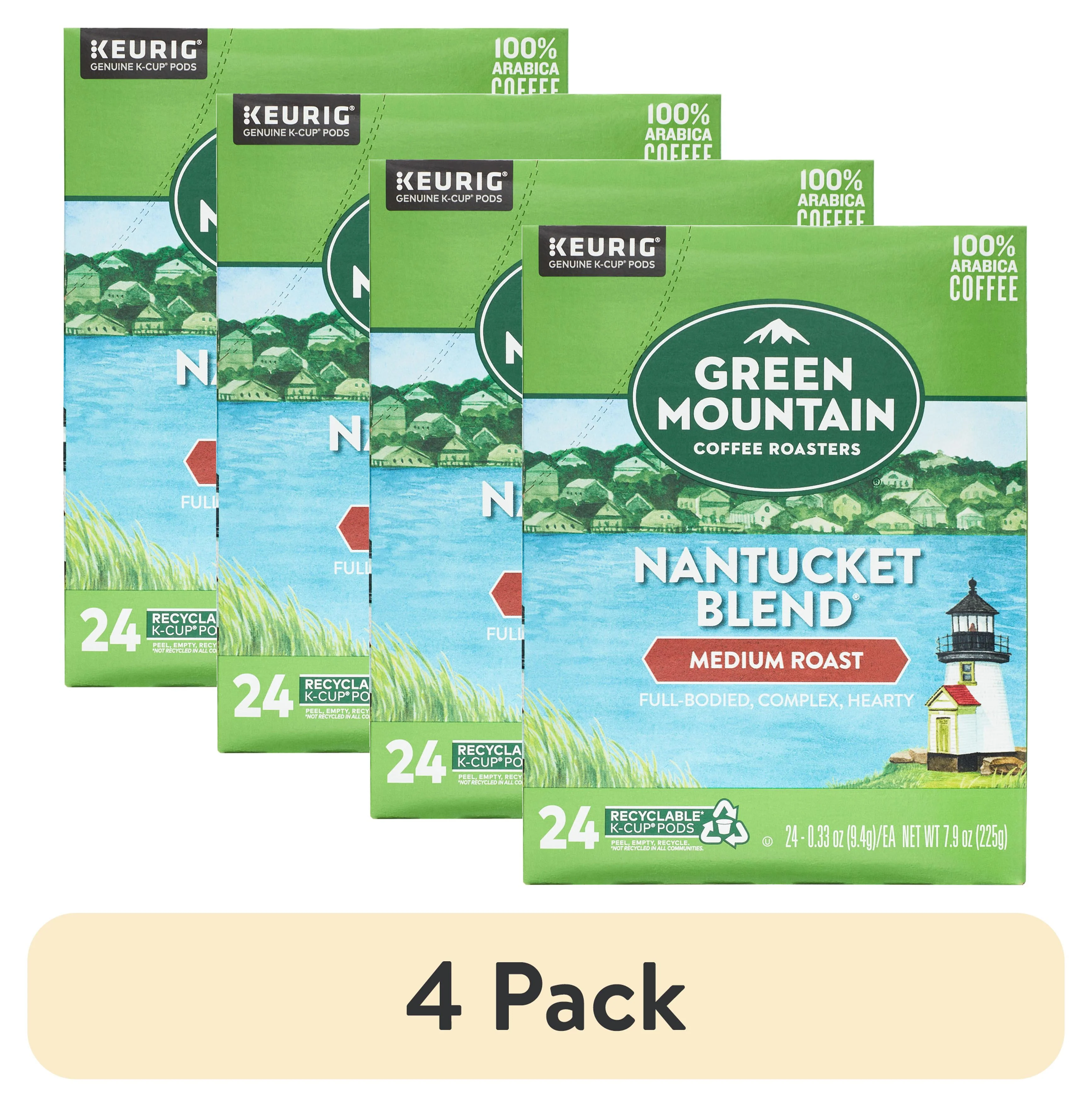 Green Mountain Coffee Roasters, Nantucket Blend Medium Roast K-Cup Coffee Pods, 24 Count