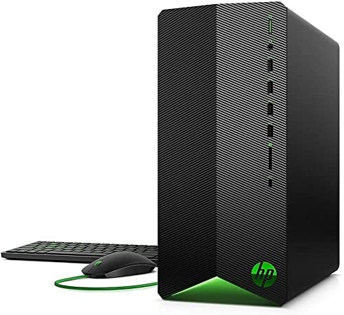 HP Pavilion Gaming TG01 Desktop 6-Core Intel Core i5-10400F NVIDIA GeForce GTX 1650 Super 4GB GDDR6 16GB DDR4 1TB NVMe SSD 1TB HDD WiFi AC BT USB-C HDMI DP DVI Windows 11 Home