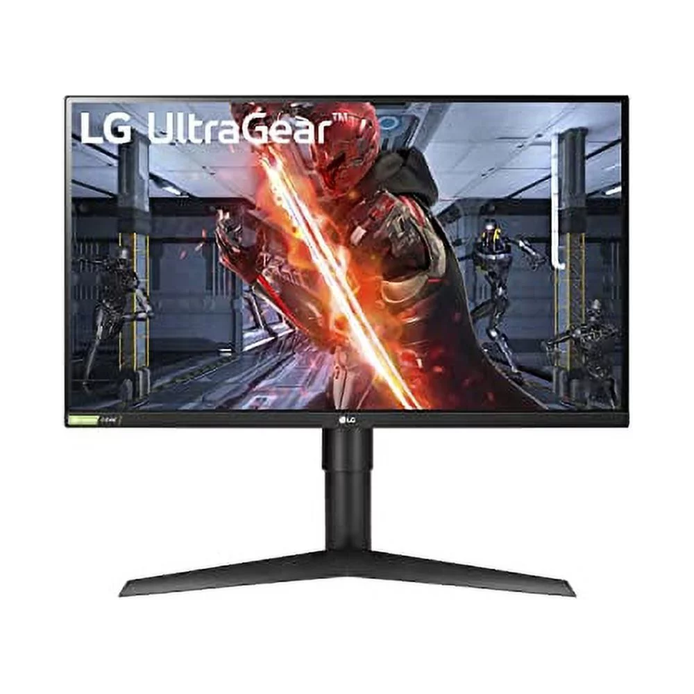 LG UltraGear QHD 27-Inch Gaming Monitor 27GL83A-B - IPS 1ms (GtG), with HDR 10 Compatibility, NVIDIA G-SYNC, and AMD FreeSync, 144Hz, Black - Curated Treasures Market