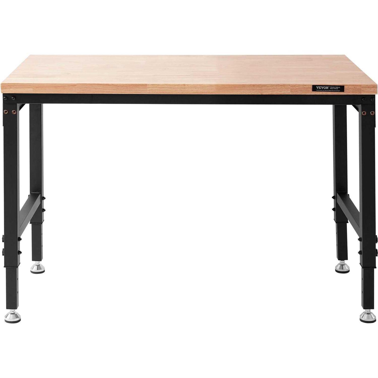 VEVOR Adjustable Workbench Garage Worktable with Universal Wheels - Shop Hardware Tools Online Store