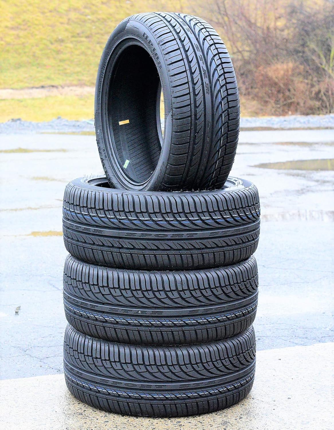 Set of 4 (FOUR) Fullway HP108 All-Season High Performance Radial Tires-225/40R18 225/40ZR18 225/40/18 225/40-18 92W Load Range XL 4-Ply BSW Black Side Wall