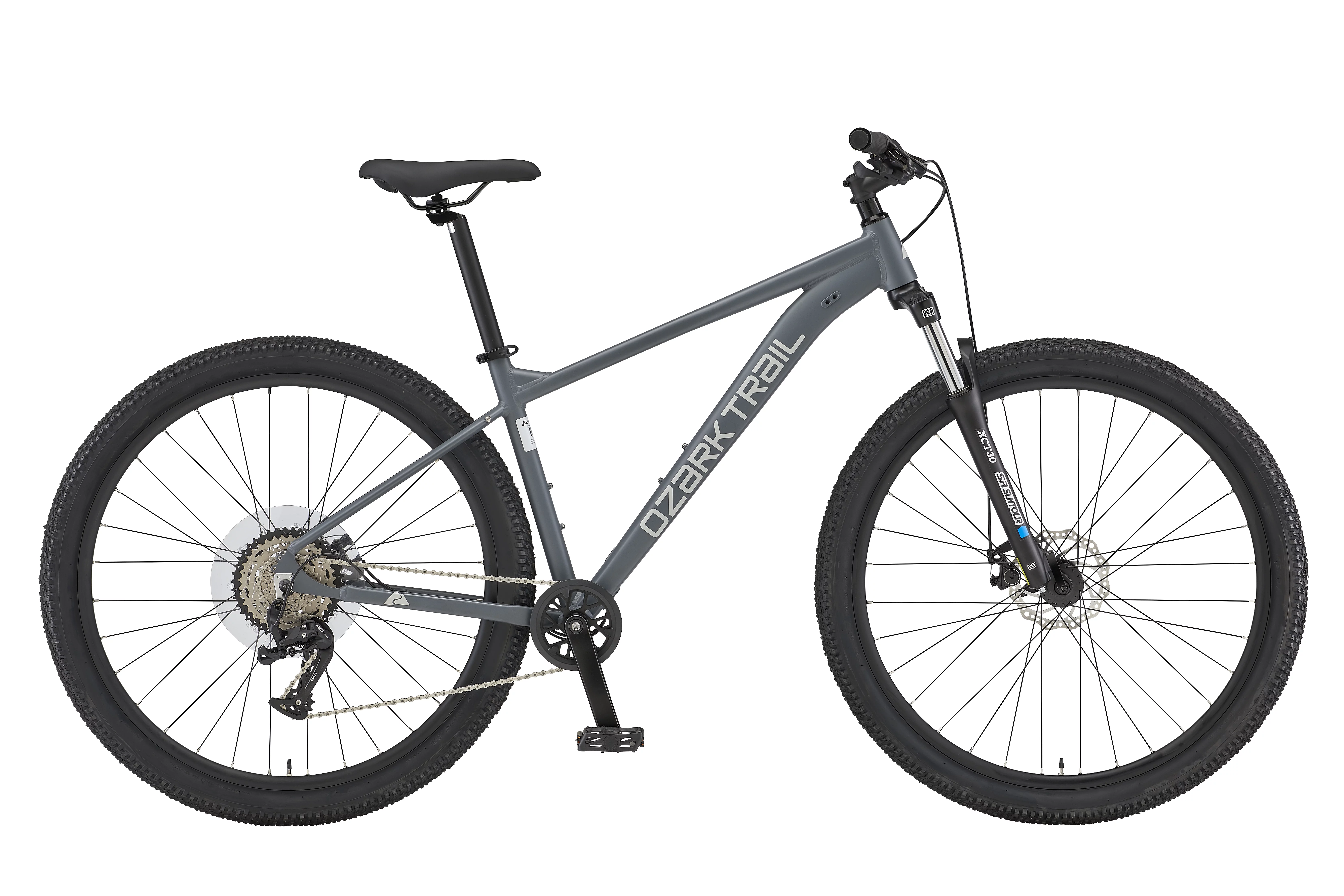 Ozark Trail 29" Ridge Mountain Bike, Medium Frame, Gray, Adult, Unisex