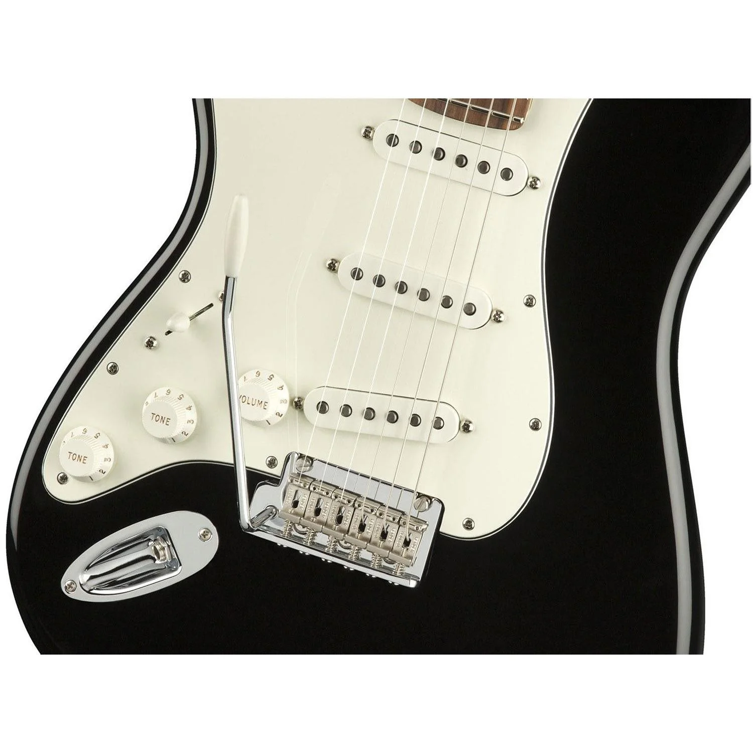 Fender Player Stratocaster Left-Handed Electric Guitar (Black, Pau Ferro Fingerboard)
