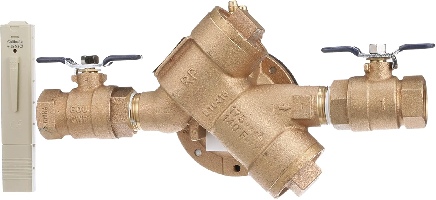 Febco 825EBV 825Y Quarter Turn Reduced Pressure Zone Assembly, 1"