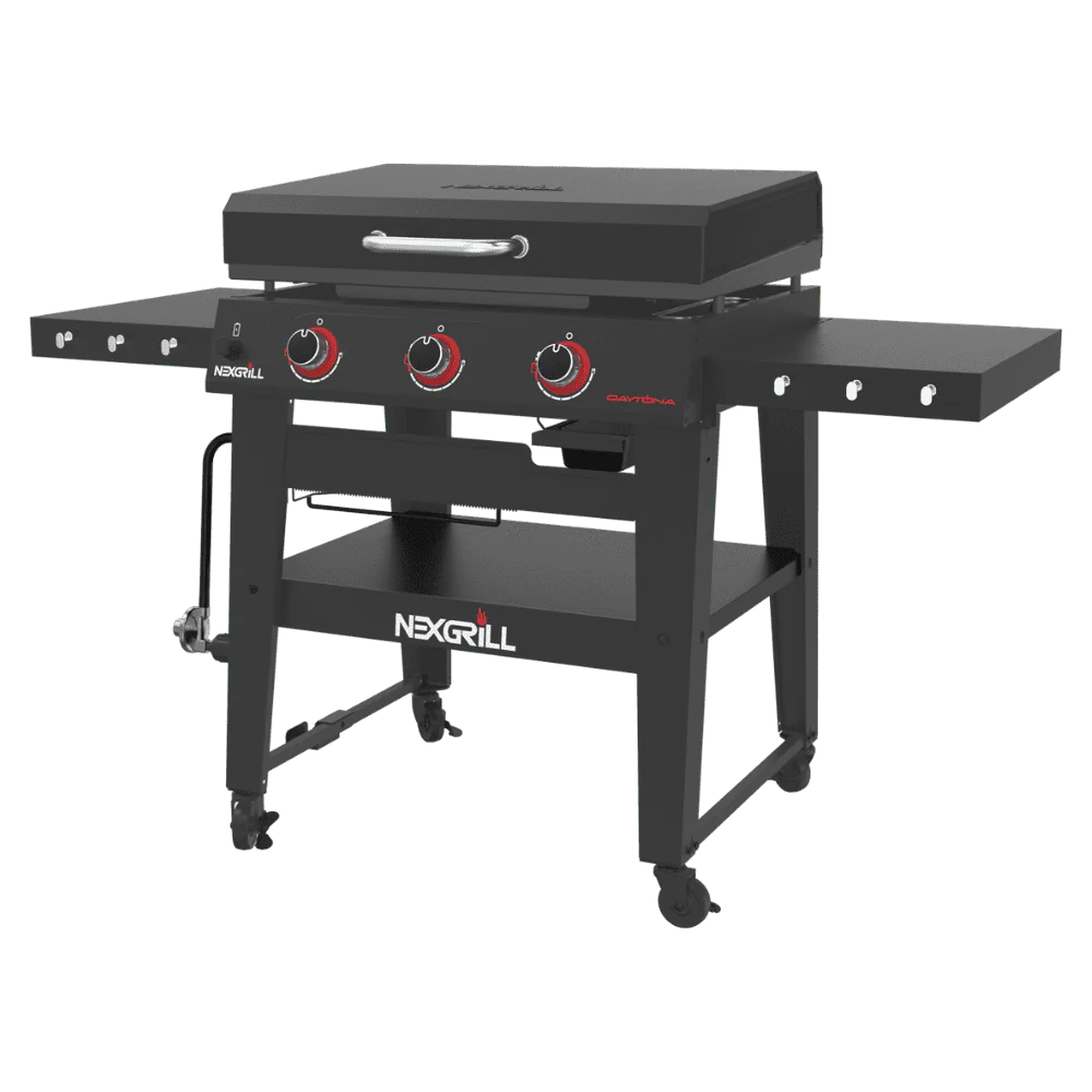 Nexgrill Daytona 3-Burner Propane Gas Griddle w/ Side Tables