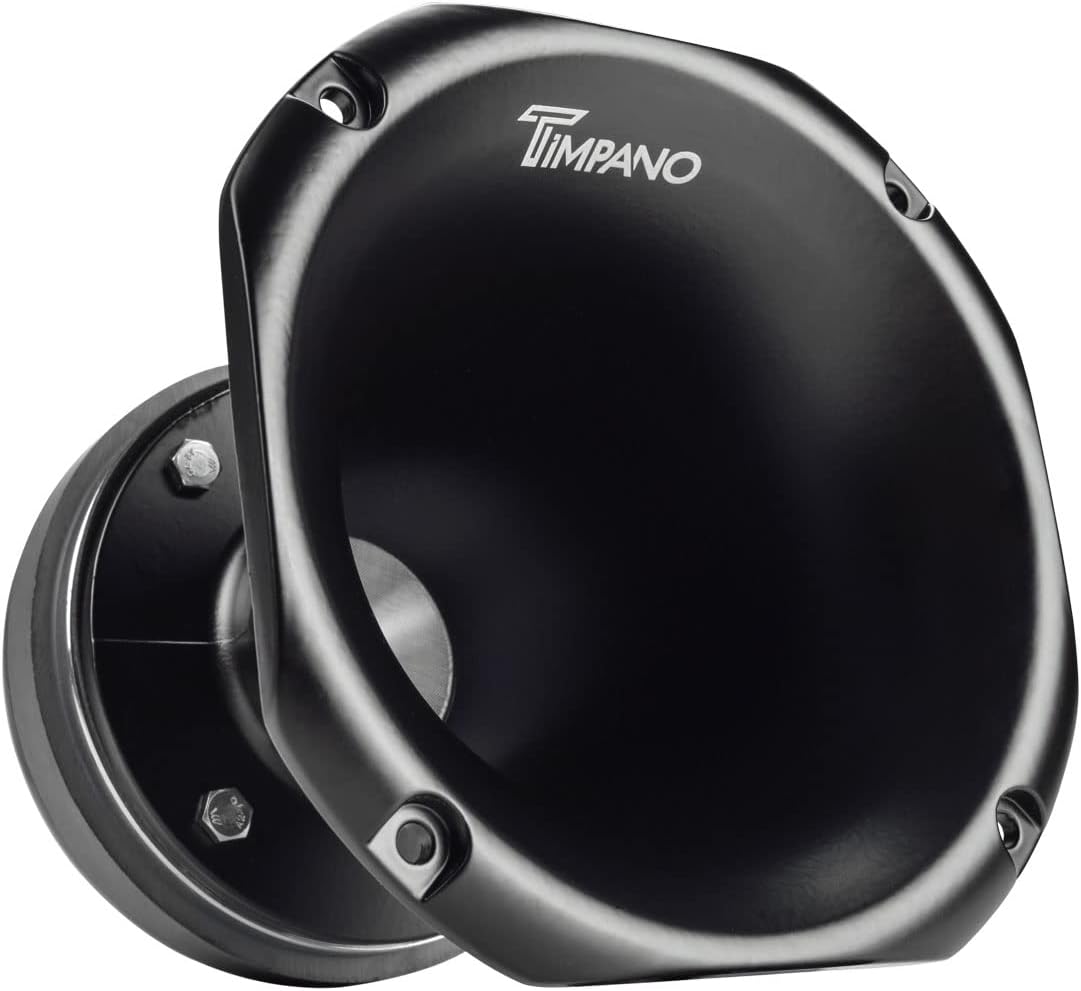 Timpano TPT-DH2000 PRO 2" Exit Compression Driver Horn 200 Watts Continuous Power 8 Ohm Pro Audio Aluminum Horn + Ferrite Driver Pack of 2