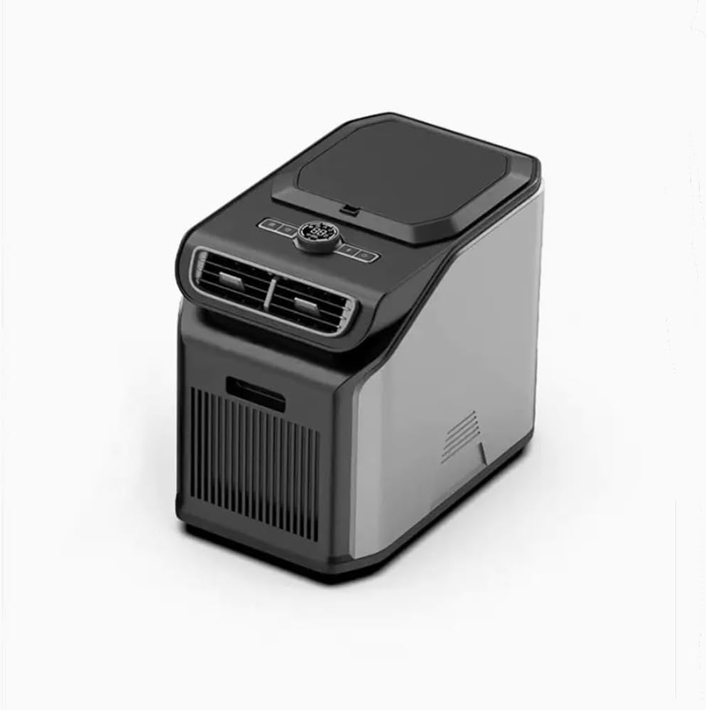 6000 BTU Portable Air Conditioner Car Mounted Cooler Multi-Gear Adjustment Small Size AC for Indoor, Camping, Tent and Car