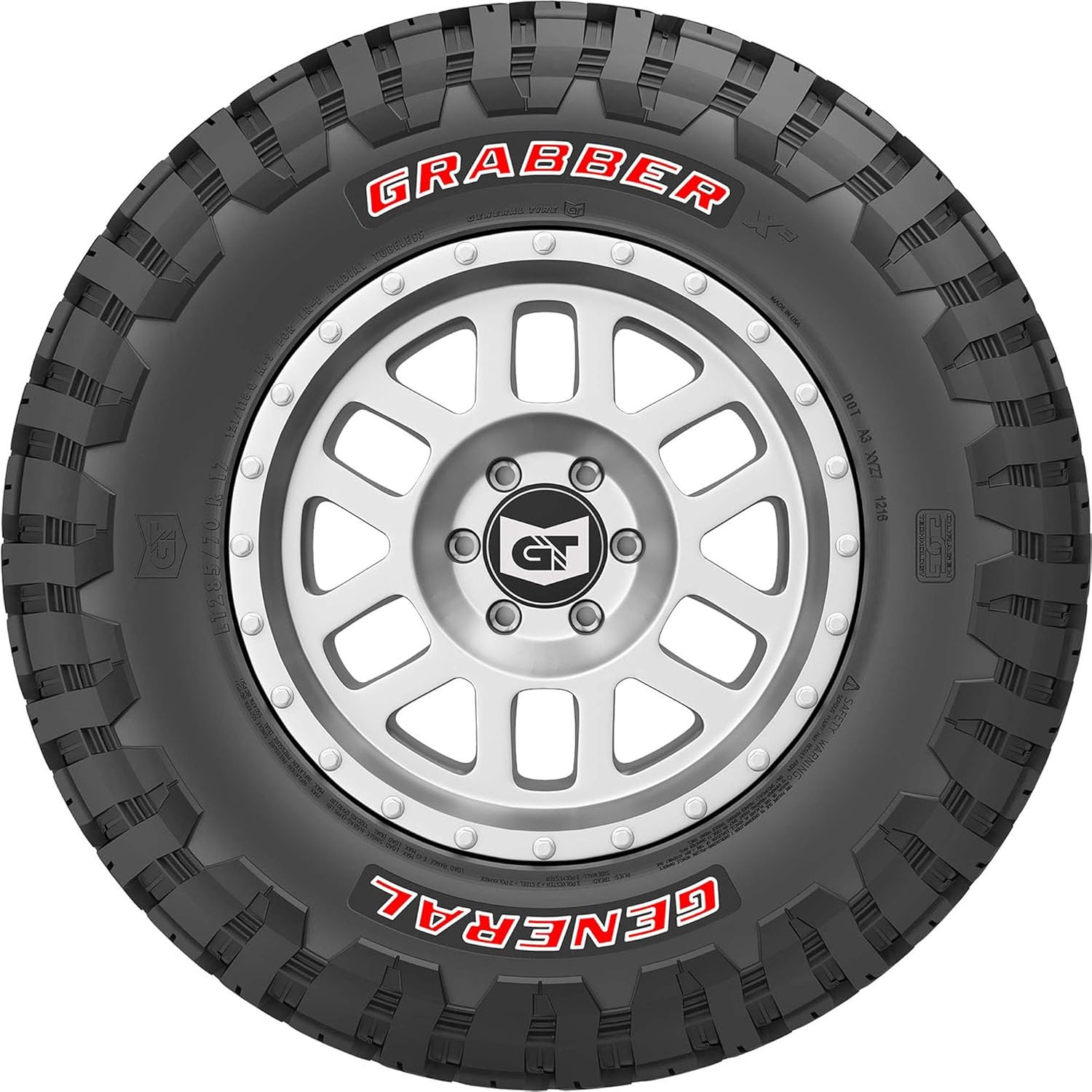 General Grabber X3 All-Terrain Radial Tire - 37X13.50R20/10 127Q