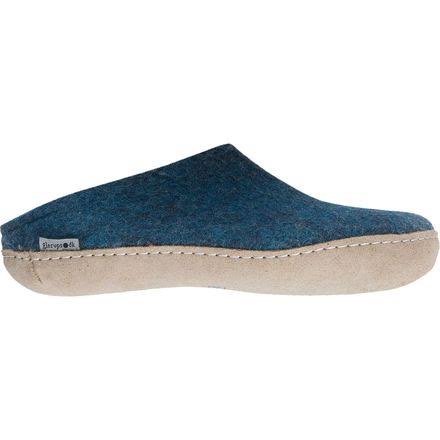Glerups Open Heel Petrol