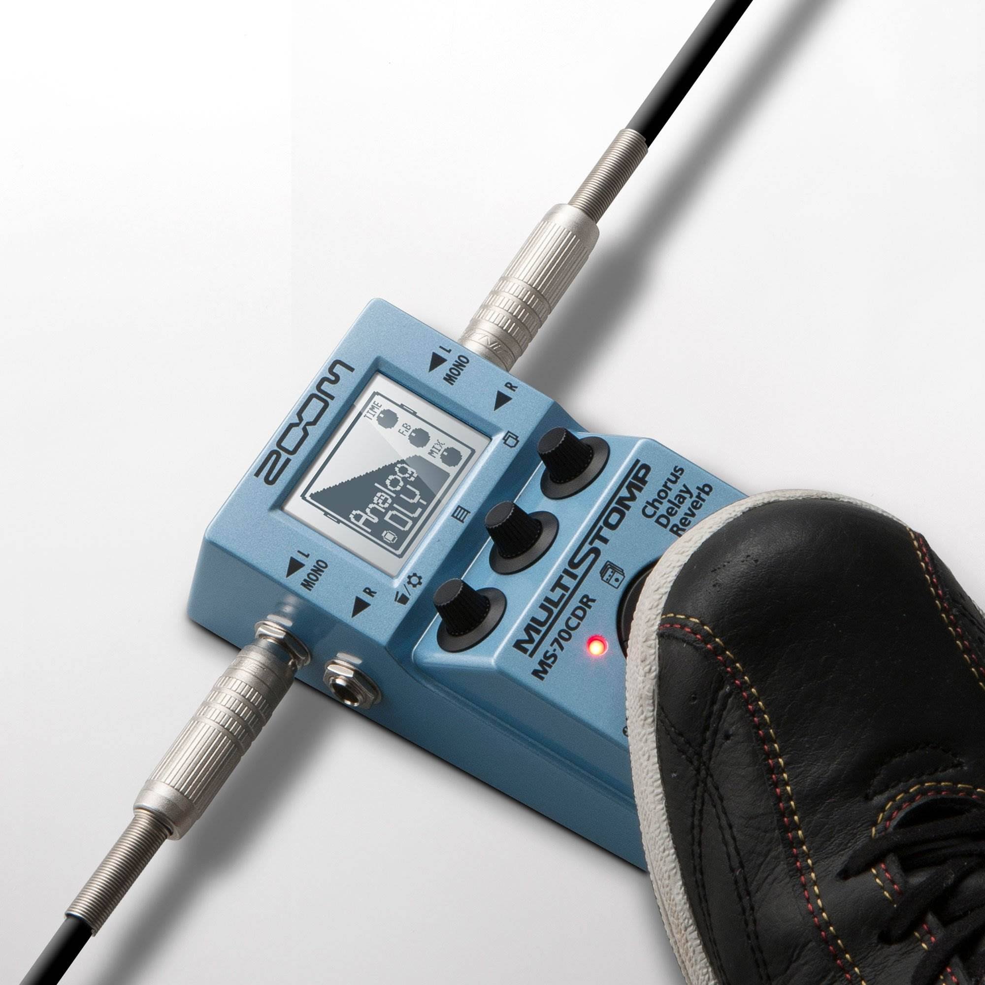 Zoom MS-70CDR - MultiStomp Bass Pedal - Chorus, Delay, Reverb Effects