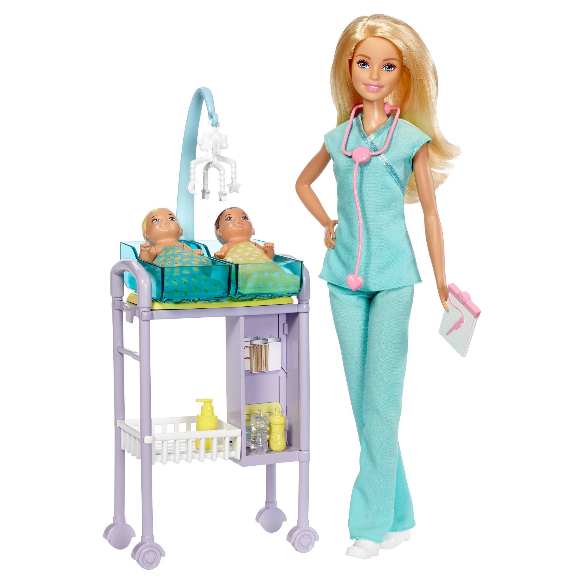 Barbie Careers Baby Doctor Doll & Playset