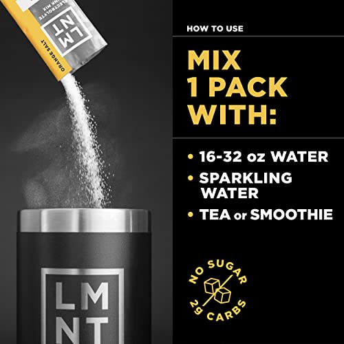 LMNT Zero Sugar Electrolytes - Citrus Salt | Drink Mix | 30-Count