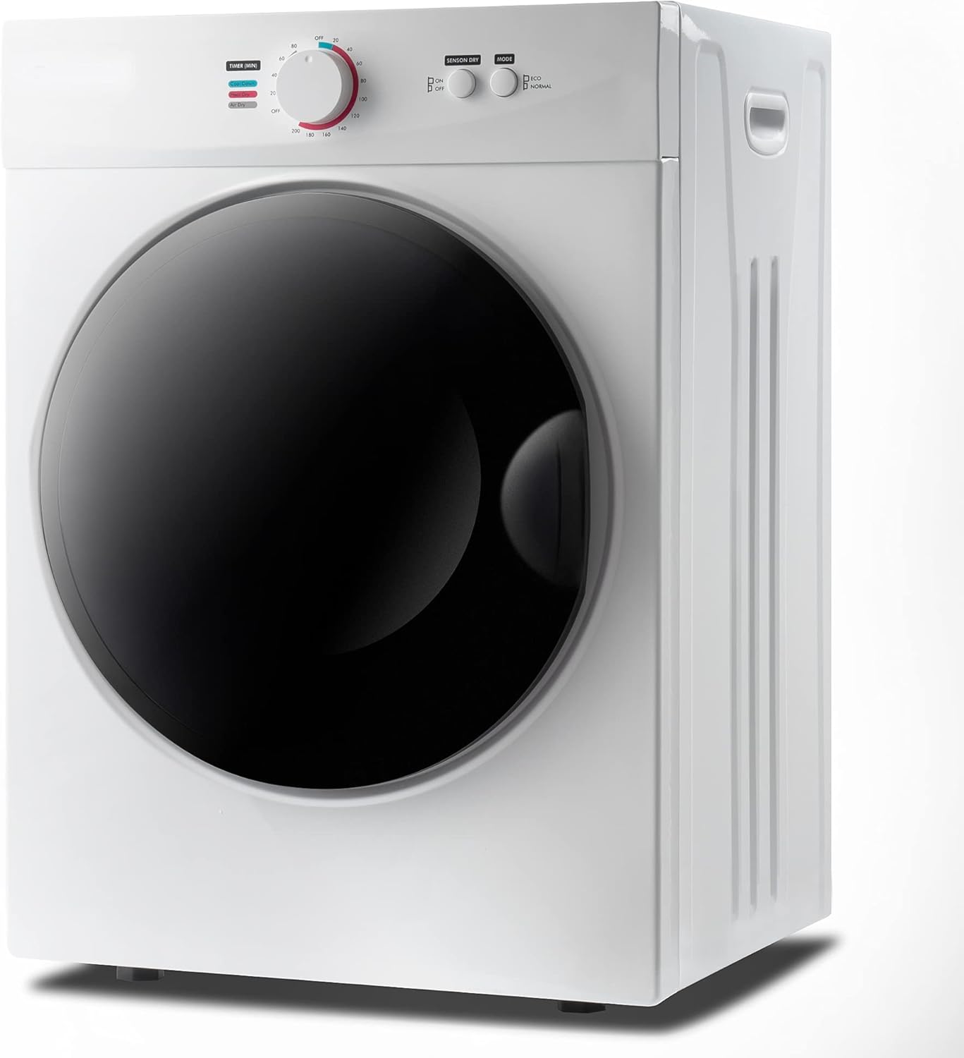 Portable Laundry Dryer│Dryer With Easy Knob Control For 5 Modes, Stainless │Steel Clothes Dryers, For Home, Dorm, Apartment And Rv, Wall Mount