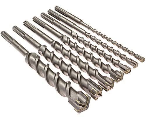 SDS Max 7-Piece Carbide Tipped Bit , Masonry Drill Bit Set
